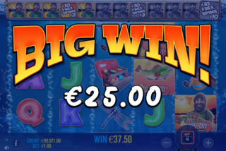 Big Win in the Big Bass Bonanza slot
