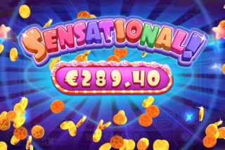 Big win in the new Sugar Rush slot by Pragmatic Play