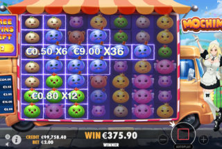 Big win with the high count of Multiplier Spots