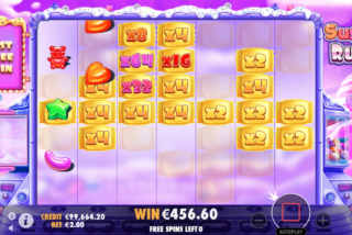 Gained multipliers stay for the duration of Free spins feature