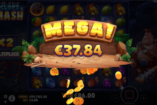 Mega win in the Cyclops Smash slot machine