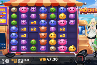 Multiplier Spots stay for the entire duration of the Free Spins feature