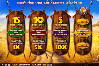 Players can achieve the highest volatility by choosing the mystery option