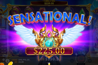 Sensational big win in the Gates of Olympus slot