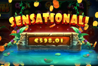 Sensational win in the Free Spins round