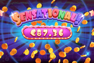 Sensational win in the Sugar Rush 1000 slot