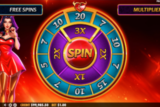 The amount of free spins and the Multiplier is randomized for each bonus round