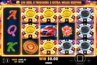 Transformed symbols into Wild Symbols during respin feature