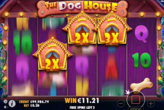 Wild symbols are Sticky in the Free Spins feature