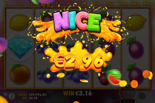 Win in the free spins bonus